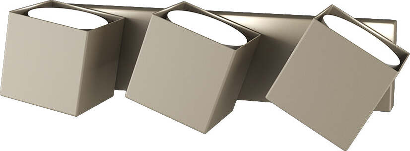 Applique-Moderna-Rotation-Metallo-Sabbia-3-Luci-Gx53