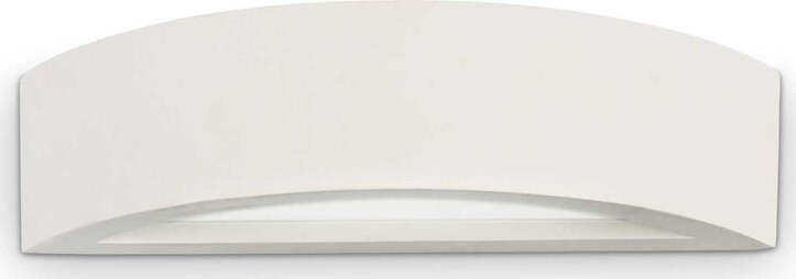 Applique-Moderna-Soda-Gesso-Bianco-1-Luce-Biemissione-E14