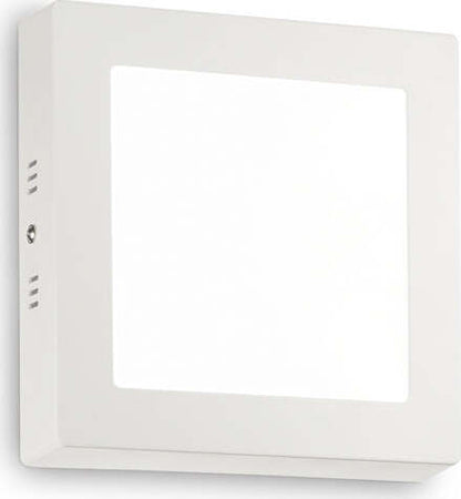 Applique-Moderna-Square-Universal-Alluminio-Plastiche-Bianco-Led-13,5W-3000K-D17