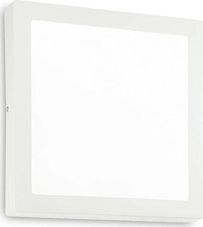 Applique-Moderna-Square-Universal-Alluminio-Plastiche-Bianco-Led-25W-3000K-D30