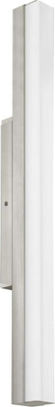 Applique-Moderna-Torretta-Acciaio-Nichel-Satinato-Led-Integrato-13W
