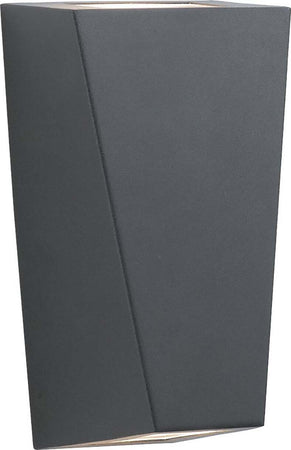 Applique-Moderna-Troy-Alluminio-Nero-2-Luci-Gu10
