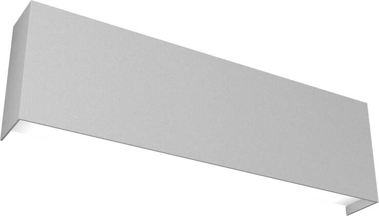 Applique-Moderna-Wally-Metallo-Grigio-2-Luci-2G11-40Cm