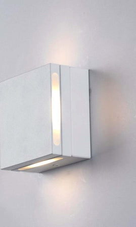 Applique-moderno-Cattaneo-illuminazione-QUADRETTO-761-10A-LED-8.8W-960LM-3000°K-lampada-parete-alluminio-interno-IP20