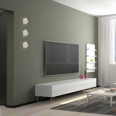 Applique-moderno-Cattaneo-illuminazione-QUADRETTO-761-10A-LED-8.8W-960LM-3000°K-lampada-parete-alluminio-interno-IP20