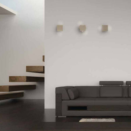 Applique-moderno-Cattaneo-illuminazione-QUADRETTO-761-10A-LED-8.8W-960LM-3000°K-lampada-parete-alluminio-interno-IP20