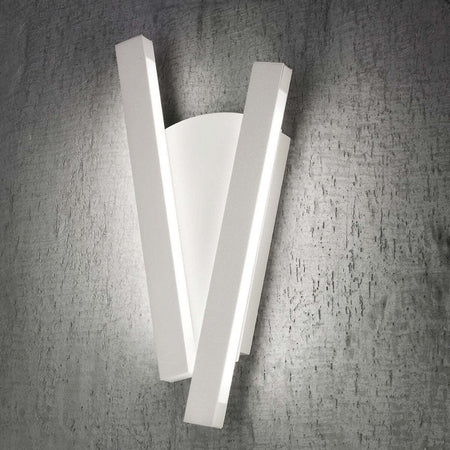 Applique-moderno-Fratelli-Braga-ELLE-2089-A2-LED-metallo-lampada-parete