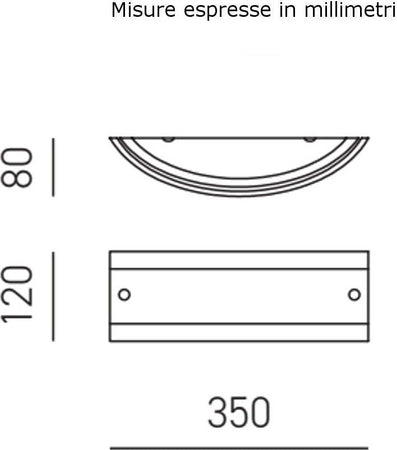 Applique-moderno-Gea-Luce-LECCE-AG-E14-LED-vetro-lampada-parete