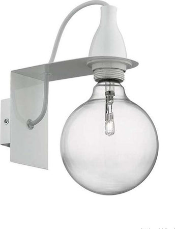 Applique-moderno-Ideal-Lux-MINIMAL-AP1-045214-045191-E27-LED-metallo-lampada-parete