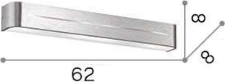 Applique-moderno-Ideal-Lux-POSTA-AP4-051987-009957-E14-LED-metallo-lampada-parete-biemissione
