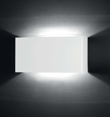 Applique-moderno-Illuminando-LEI-LEIPE27-E27-LED-lampada-parete-metallo-biemissione-rettangolare-interni-24CM
