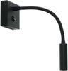 Applique-moderno-Pan-International-LONDON-LED-alluminio-lampada-parete-orientabile