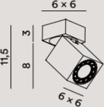 Applique-moderno-Perenz-illumina-CONNECT-8168-GU10-LED-orientabile-lampada-parete-soffitto