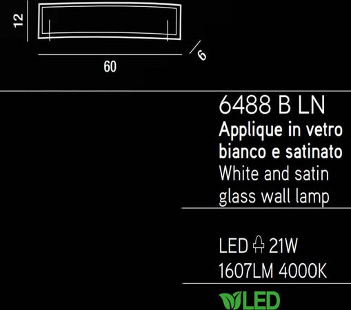Applique-moderno-Perenz-OVERLAP-6488-B-LC-LED-lampada-parete-fascia