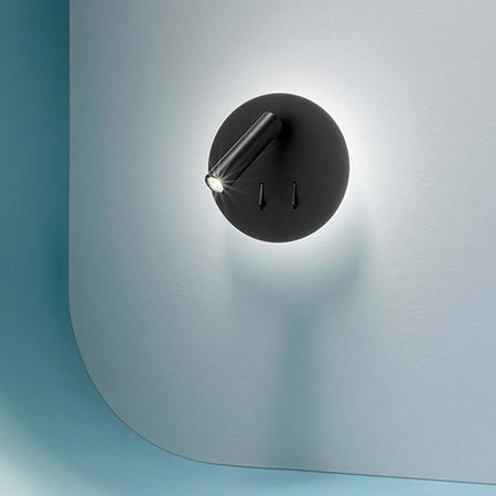 Applique-moderno-Perenz-PLUG-6702-N-LC-LED-lampada-parete-orientabile-doppia-accensione