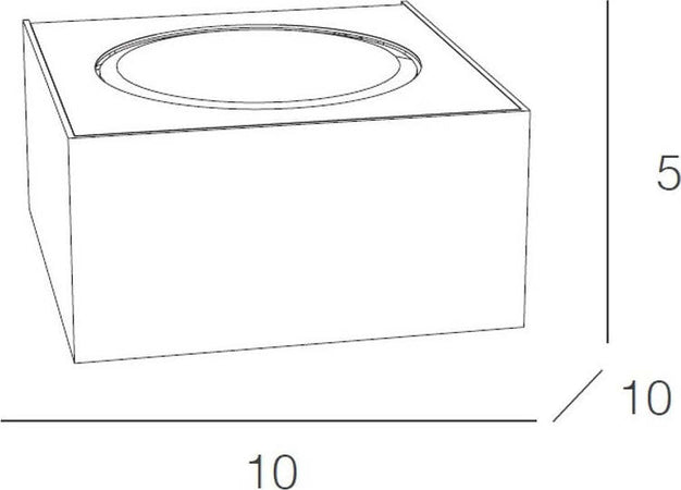 Applique-moderno-Top-Light-AREA-1127-AP-Gx53-LED-metallo-monoemissione-lampada-parete