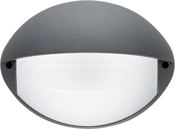 Applique-Palpebra-Contemporanea-Coconut-Alluminio-Grafite-1-Luce-Led-7W-4000K