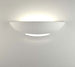 Applique-Parete-Mezza-Luna-Gesso-Doppia-Emissione-Verniciabile-Attacco-R7s