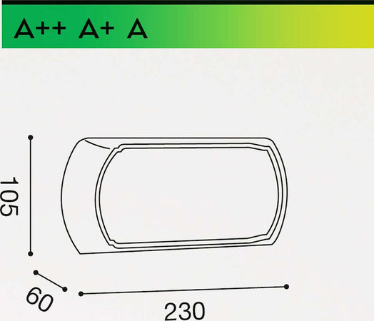Applique-plafoniera-metacrilato-Gea-Led-NUT-LED-lampada-parete-soffitto-esterno-moderna-IP54