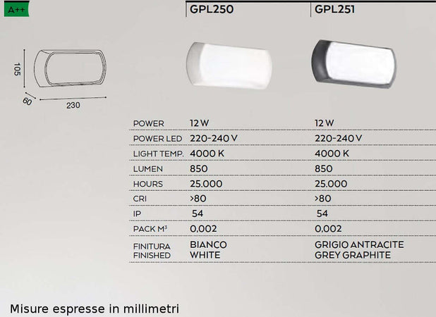 Applique-plafoniera-metacrilato-Gea-Led-NUT-LED-lampada-parete-soffitto-esterno-moderna-IP54