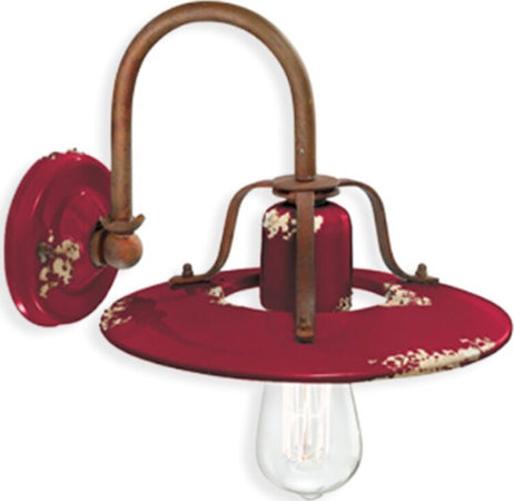 Applique-rustica-Ferroluce-Retrò-COUNTRY-C1440-E27-LED-ceramica-lampada-parete
