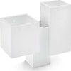Applique-SF-HERAEA-T205-G9-LED-Sforzin-Illuminazione-gesso-verniciabile-biemissione-lampada-parete-moderna-parallelepipedo