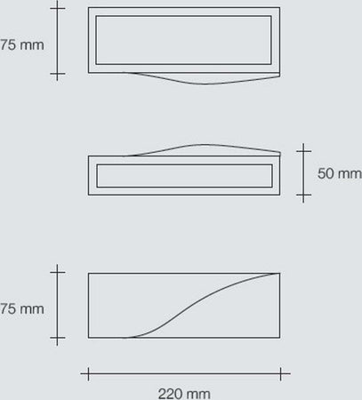 Applique-SF-PELLENE-T200-G9-LED-22CM-gesso-bianco-verniciabile-lampada-parete-biemissione-luce-indiretta-interno