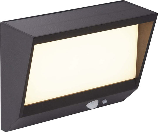 Applique-Solare-Alluminio-Nero-Policarbonato-Bianco-Led-2W-3000K-Orizzontale