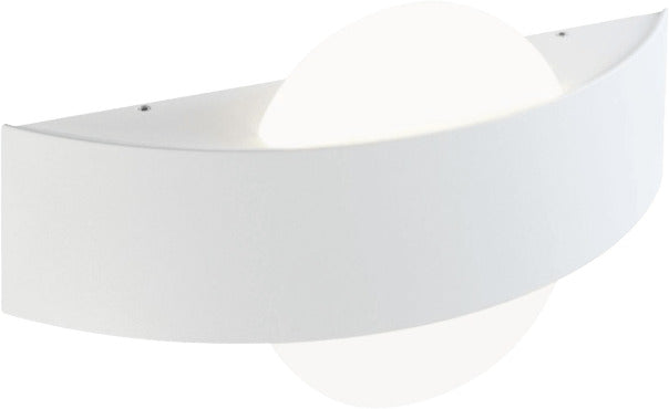 Applique Sovil Bianco a Led Con Diffusore Ovale Dexter Apllique Illuminazione Ovale per Terrazze, Portici E Garage Illuminazione/Illuminazione per esterni/Lampade da parete Liquidator Italia - Nicosia, Commerciovirtuoso.it