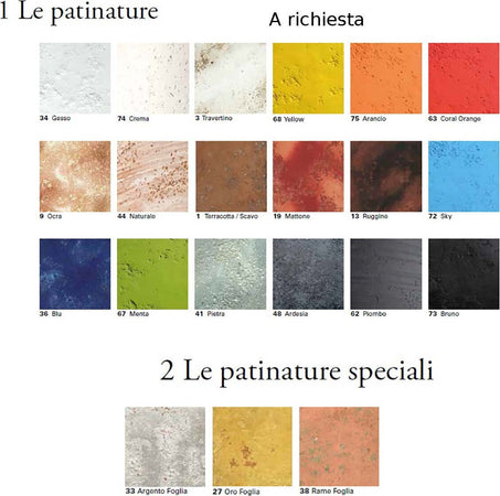 Applique-Toscot-CARRARA-1110-1-LED-R7S-LED-maiolica-terracotta-artigianale-lampada-parete-biemissione-interno