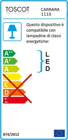Applique-Toscot-CARRARA-1110-34-LED-R7S-LED-maiolica-terracotta-artigianale-lampada-parete-biemissione-interno