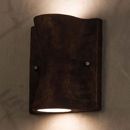 Applique-Toscot-LIDO-1072-GX53-7W-LED-IP55-terracotta-lampada-parete-biemissione-refrattaria-rustica-esterno