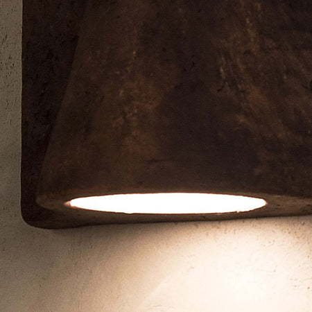 Applique-Toscot-LIDO-1072-GX53-7W-LED-IP55-terracotta-lampada-parete-biemissione-refrattaria-rustica-esterno