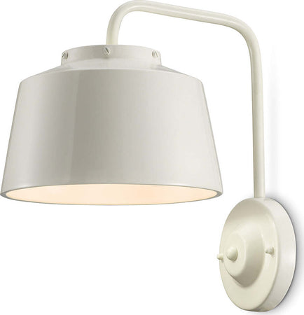 Applique-Vintage-50'S-Ferro-E-Ceramica-Crema-1-Luce-E27
