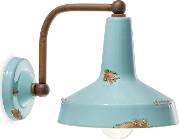 Applique-Vintage-Ceramica-Azzurra-Curva-1-Luce-E27
