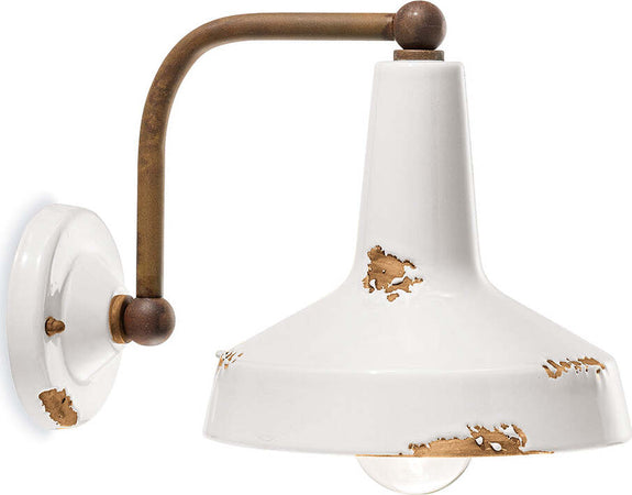 Applique-Vintage-Ceramica-Bianca-Curva-1-Luce-E27