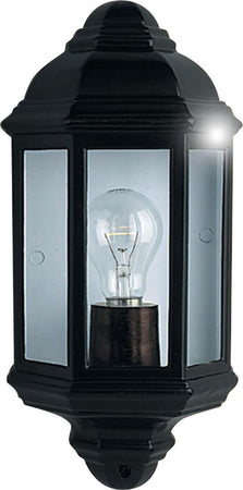 Applique-Vintage-Decò-Maine-Alluminio-Nero-1-Luce-E27