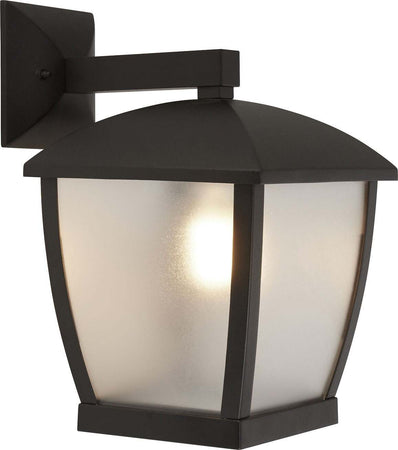 Applique-Vintage-Seattle-Alluminio-Nero-Policarbonato-Trasparente-1-Luce-E27