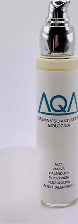 Aqa-crema-viso-biologica-50-ml-antirughe,-all'estratto-di-fico-d'india,-aloe-vera-ed-acido-ialuronico.