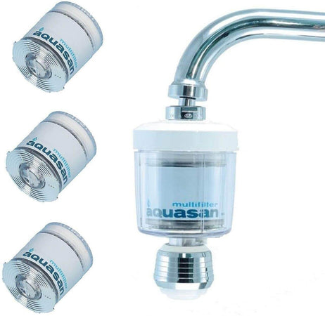 Aquasan Filtro Acqua Depuratore per Rubinetto Mod.6915 Compact Made In Italy