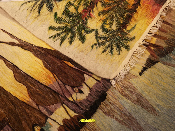 Arazzo Kilim Nilo 160x93cm Harrania Egitto 100% Artigianale Originale Unico Con Certificato Casa e cucina/Decorazioni per interni/Arazzi e tappezzeria Mollaian Tappeti - Lecce, Commerciovirtuoso.it