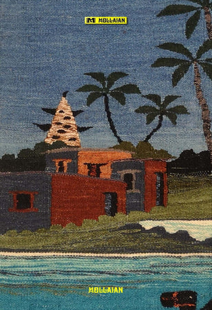 Arazzo Kilim Nilo Harrania Egitto 98x65cm Paesaggi Del Nilo 100% Artigianale Casa e cucina/Decorazioni per interni/Arazzi e tappezzeria Mollaian Tappeti - Lecce, Commerciovirtuoso.it