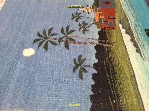 Arazzo Kilim Nilo Harrania Egitto 98x65cm Paesaggi Del Nilo 100% Artigianale Casa e cucina/Decorazioni per interni/Arazzi e tappezzeria Mollaian Tappeti - Lecce, Commerciovirtuoso.it