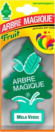 Arbre-Magique-Mono-Deodorante-Profumatore-Auto-Profumazione-Fragranza-Mela-Verde