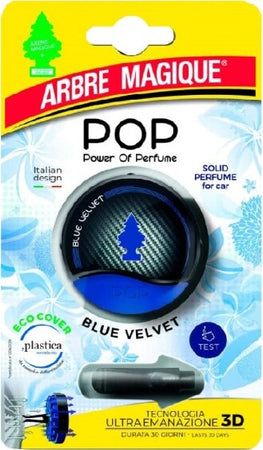 Arbre-Magique-Pop-Profumatore-Deodorante-Auto-Fragranza-Profumazione-Blue-Velvet