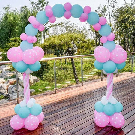 Arco-Palloncini-Azzurro-E-Rosa-Per-Festa-Party-Baby-Shower-Rivelazione-Sesso