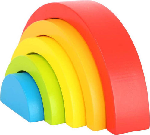 Arcobaleno in Legno per Bambini gioco per bambini in legno varie forme arcobaleno 16x9x3 cm GIOCO IN LEGNO Papau - Giammoro, Commerciovirtuoso.it