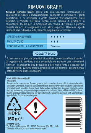 Arexons-Pasta-rimuovi-graffi,-auto-carrozzeria