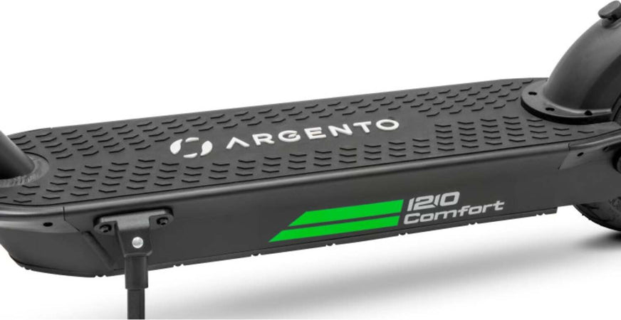 Argento-1210-Comfort-Advanced-Safety-Monopattino-Elettrico-Velocità-Max-25-km/h-Autonomia-fino-a-30-km-colore-Nero-e-Verde