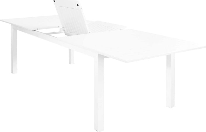 ARGENTUM---set-tavolo-da-giardino-allungabile-220/280x100-compreso-di-6-poltrone-in-alluminio-Bianco-Milani-Home